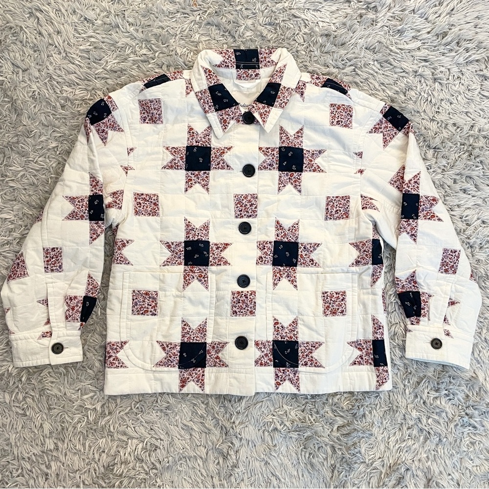 Madewell Quilted Patchwork Jacket Size M